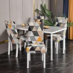 Forro Protector Decorativo funda Silla De Comedor estampada - Imagen 2