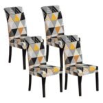Descubre el forro protector decorativo para sillas de comedor. Diseño estampado único, fácil de lavar y ajuste perfecto. ¡Transforma tu comedor!