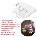 Gancho adhesivo pared soporte autoadhesivo cable multiuso - Imagen 4