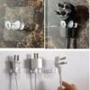 Gancho adhesivo pared soporte autoadhesivo cable multiuso - Imagen 8