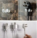 Gancho adhesivo pared soporte autoadhesivo cable multiuso - Imagen 8