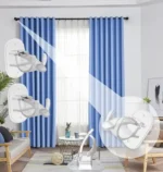 Soportes gancho adhesivos de barra de cortina doble instalación