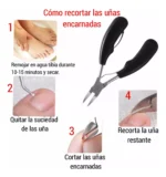 Alicate cortaúñas pico de águila para uñas encarnada - Imagen 4