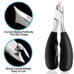 Alicate cortaúñas frontal más cureta limpiador de uña