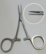 Pinza Mosquito Recta Micro dentada 10cm - Imagen 4