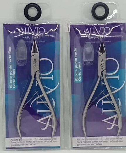 Cortaúñas alicate punta recta para uñas gruesas.