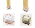 Protectores Rectangulares para Patas de sillas en Silicona y Fieltro - Imagen 2