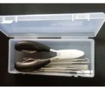 Set pedicura manicura limpieza uñas encarnadas con estuche - Imagen 2